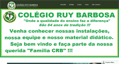 Desktop Screenshot of colegioruybarbosa.com.br